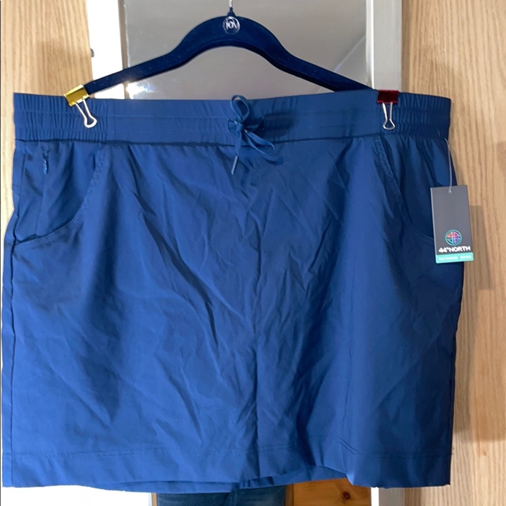 Teal Blue Active Skirt – Lightweight Quick‑Dry Drawstring Performance Style